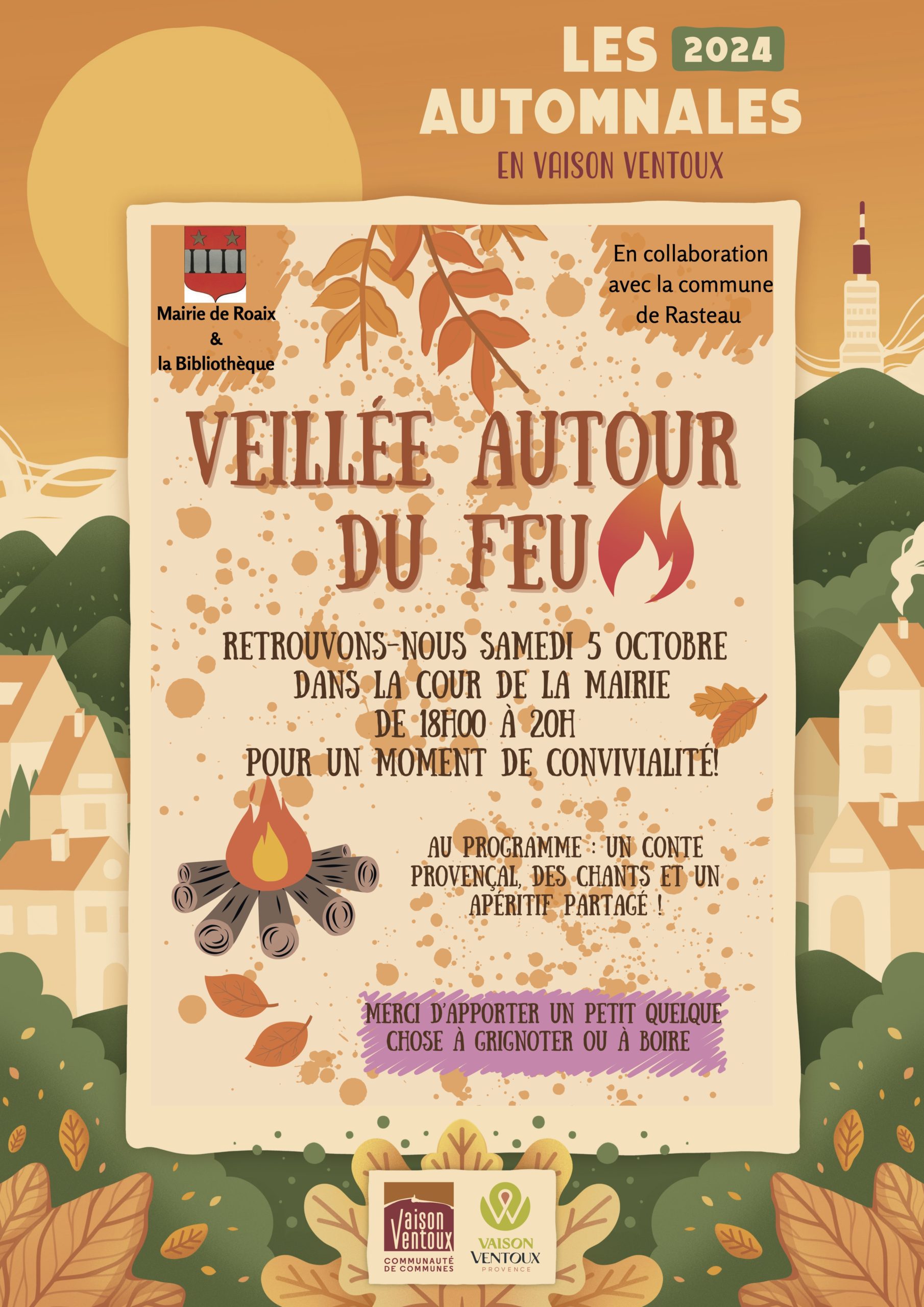 Les Automnales, veillée autour du feu !