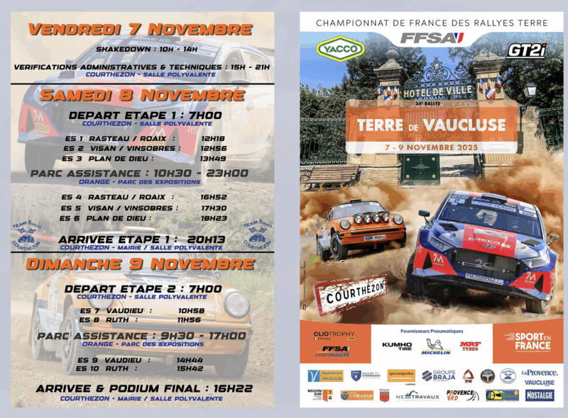 RALLYE TERRE DU VAUCLUSE