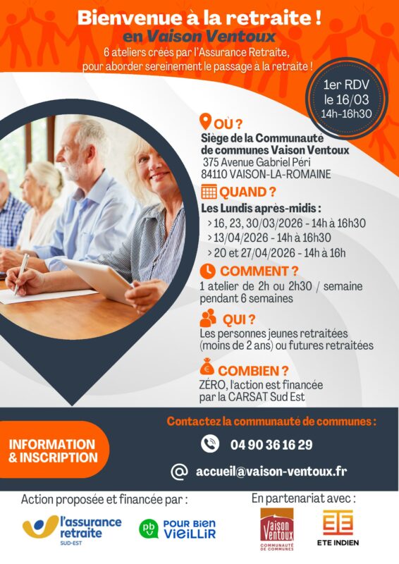 Bienvenue à la retraite