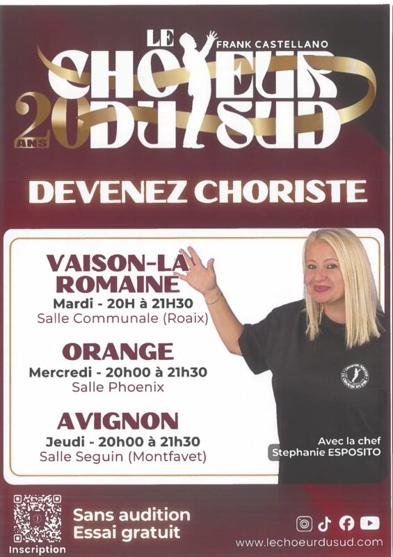 COURS DE CHORALE